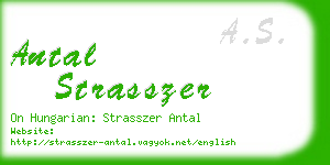 antal strasszer business card